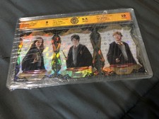 Harry Potter Kakawow Harry Ron Hermione Holo Foil 3in1 Cards Lot 1/1 picture