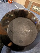 DESIDERIA MONTOYA SANCHEZ SAN IDELFONSO PUEBLO POTTERY BLACK JAR/POT 5 1/2