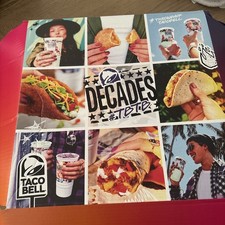 Taco Bell Decades 2016 Box - 1/500 Sweepstakes Full Set - XL Shirt- Hat- Camera picture
