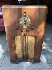 RARE Vintage 1937/38 CROSLEY Super 11 Radio.  Electrolytics Replaced.  Works picture