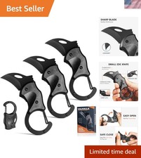BIRD 3 Pack Small Pocket Knife Gifts for Men, 1.3'' Mini Box Cutter EDC Gadge... picture