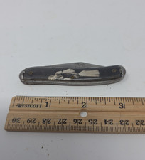 COLONIAL RISQUE NUDE PICTURE JACK KNIFE RARE OLD KNIVES picture