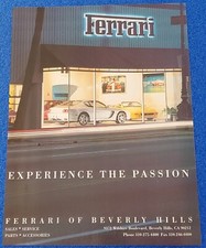 1998 FERRARI OF BEVERLY HILLS DEALERSHIP / SHOWROOM COLOR PRINT AD 456 GT picture