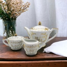 Lefton 50th Golden Wedding Anniversary Tea Set picture