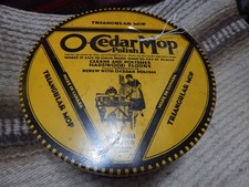 vintage tin box-O-Cedar Mop Polish Toronto, Canada  7