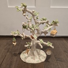 Lenox Luck Of The Irish Tree Fine Ivory China 2005 Ornament Display W/ Charms picture