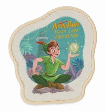 Disney Peter Pan Never Land Adventure Single Pinback Patch, Disney Franchise picture