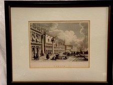 Antique Engraving Of Venice picture