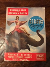 1945 WW2 Era Ringling Brothers & Barnum & Bailey Circus Program - RARE picture