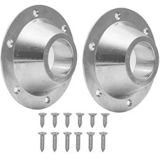 TonGass Aluminum RV Table 2-Pack Sliver Floor Mount Base Standard Size picture