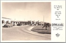 c1940s LAS VEGAS Nevada Real Photo RPPC Postcard EL RANCHO VEGAS Hotel / Frasher picture