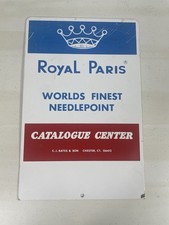 ROYAL PARIS METAL DEALER SIGN VINTAGE CONNECTICUT ADVERTISING SIGN picture