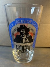 Rogue Brewery Complex Ales of Distinction Glass. Two(2).W/Assorted Beer Coasters picture