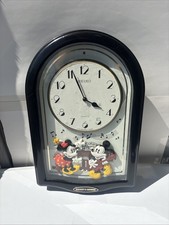 Seiko Mickey & Minnie Musical Wall Clock The Walt Disney Co. READ PLEASE ASIS picture