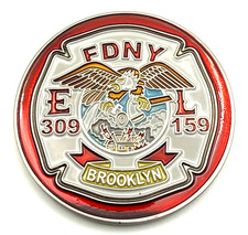 G48 FDNY E309 L159 Engine 309 Ladder 159 Brooklyn Fire Challenge Coin EMPIRE picture