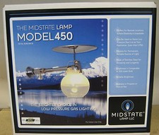 Propane Gas Lamp Model 450 Brightest indoor gas light Made in the USA picture