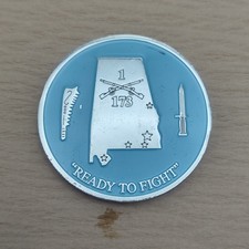 1st Battalion 173rd Infantry Awarded for Excellence Challenge Coin picture