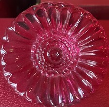 🔮WATERFORD GIFTOLOGY PINK Daisy Paperweight New No Box picture