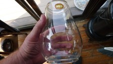 VTG DIETZ LANTERN GLOBE, PAPER LABEL, MADE IN USA, 6 3/4