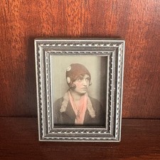 1920s/1930s Photograph Of A Flapper Woman Antique / Vintage Photo Color Tinted picture