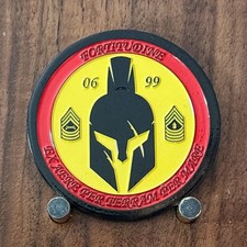 Headquarters Company Spartan Helmet Military Unit Challenge Coin  W#21 picture