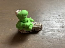 Krakow Poland Wawel Dragon Green Figurine Souvenir 2002 Vintage picture