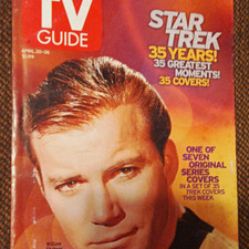 TV Guide Magazine Apr 20-26 2002 Star Trek The Original Series 35 Years Cover picture