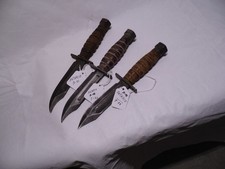  (3)JET PILOT SURVIVAL KNIVES-ONTARIO-2/80, 2-80, 9-88 WHOLESALE PRICED LOT picture