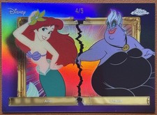 Topps 2026 Chrome Disney Neon Ariel & Ursula #3/5 FFR-17 Little Mermaid picture