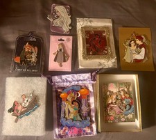 Disney fantasy 8 pin lot. Many limited edition and sold out. picture