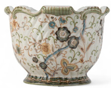 Beautiful Twine Garden Porcelain Planter, Orchid Pot-8'' x 6''H picture