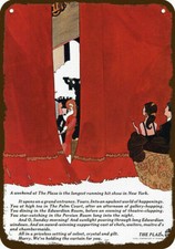 1967 THE PLAZA HOTEL in NEW YORK CITY Vintage-Look DECORATIVE REPLICA METAL SIGN picture