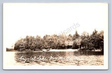 K1/ Dry Mills Gray Maine RPPC Postcard c1910 Crystal Lake Cabins 73 picture