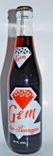 Vtg 1970s GEM Better Beverages Soda Bottle SEALED 10oz  Root Beer Wellston OH picture