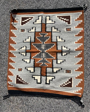 Two Grey Hills Navajo Rug. 30