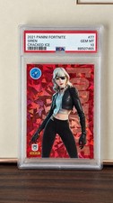 Panini Fortnite 2021 Series 3 Siren Cracked Ice PSA 10 picture