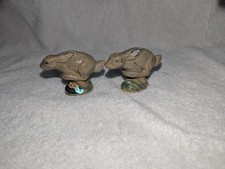 ROSEMEADE POTTERY (WAHPETON ND 1940-64) JACK RABBIT SALT & PEPPER picture