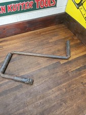C49- RARE antique COAL MINERS AUGER HAND DRILL - for Blasting picture
