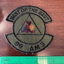 USAF 96th AMS Air Mobility Squadron Subdued Patch - Best of the Best picture