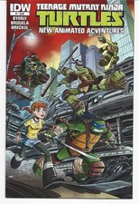 TMNT New Animated Adventures #1 2013 IDW Nickelodeon Brizuela 1st Print VF+/NM- picture