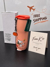 Starbucks Korea x Peanuts Snoopy Pumpkin Stainless Tumbler 473ml 16oz 2026 NEW picture