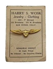 WWII Consolidated Aircraft Wings Pin picture
