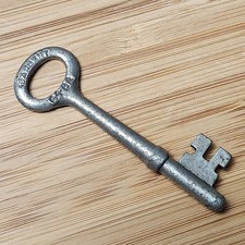 Vintage Antique Sargent 648A Steel Skeleton Key Mortise Door Lock Original 2.75