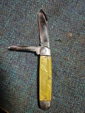 Vintage Knife Hibbard Spencer Bartlett OVB Jack 1900s OLD Folding Pocket Knife picture