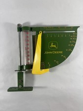 Vintage John Deere Vintage Weather Station  Rain Wind Gauge Metal picture