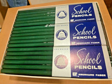 Full Box 72 Vtg Eberhard Faber Mongol 293 FINE WRITING School Pencils New NOS picture
