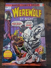WEREWOLF BY NIGHT #32 VF++1st app. Moon Knight I AM SELLING OUT  picture