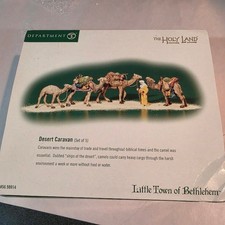 Dept 56 Little Town Of Bethlehem - DESERT CARAVAN Holy Land- #56.59914 - Box+MAP picture