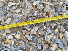 8+ Lbs of Pretty TX Chert/Flint Small Flakes/Pieces ~ Tumble-Lapidary-Decorative picture