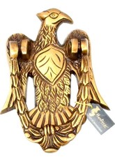 Brass Door Knocker Eagle Design Handmade standard 5.2'' picture